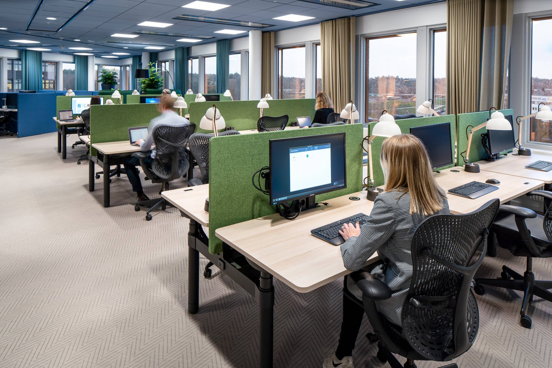 officeworker at desk