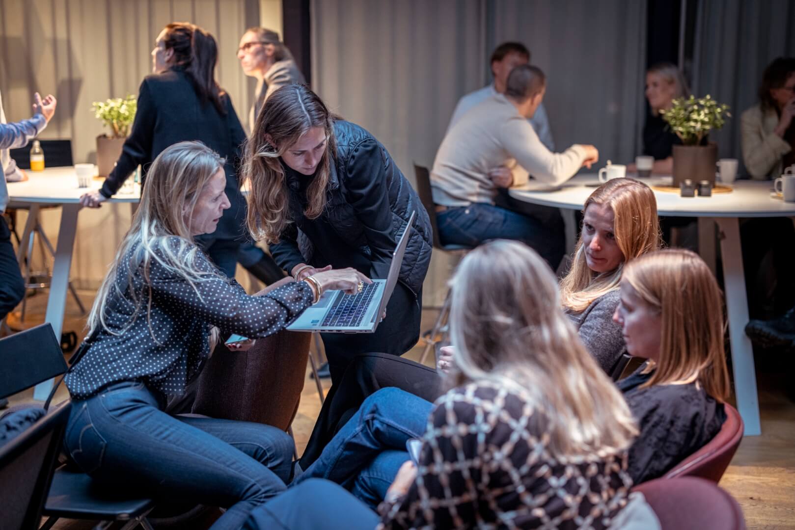 people with energy at workplace