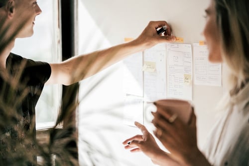 developing new company strategy